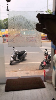 DEEP ACID ETCHED GLASS